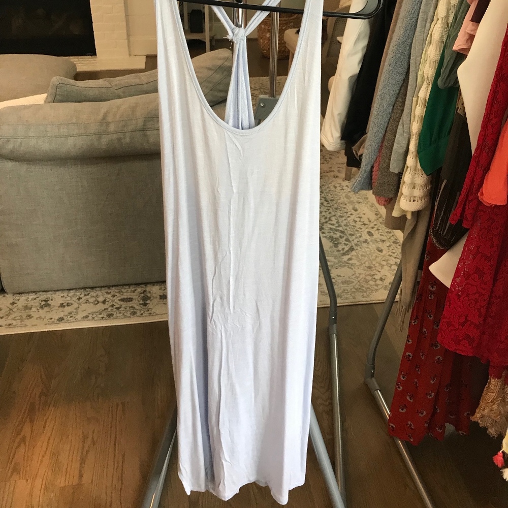 Light Blue Jersey Dress